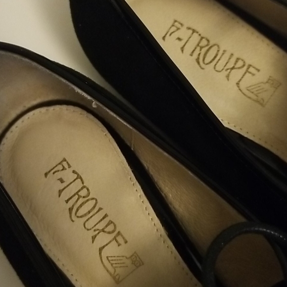 F-Troupe Suede Loafers Black Sz 36 NIB - Picture 5 of 8
